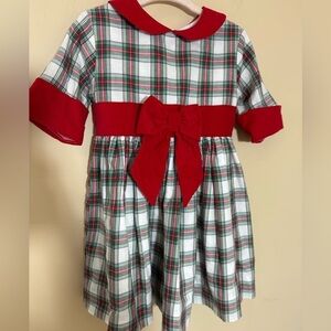 Bella Bliss Plaid Dress Remington size 24 M holiday christmas